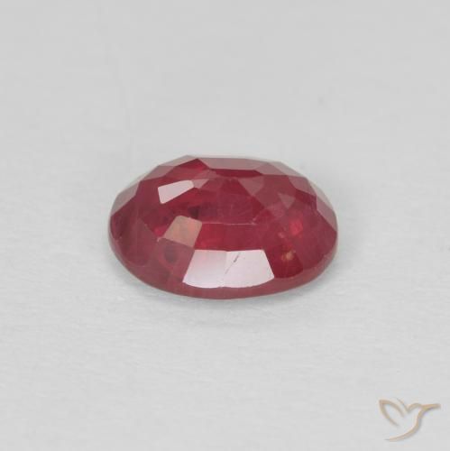 9,17 ctw natürlicher Mittelrot Rubin, Oval, VS-SI