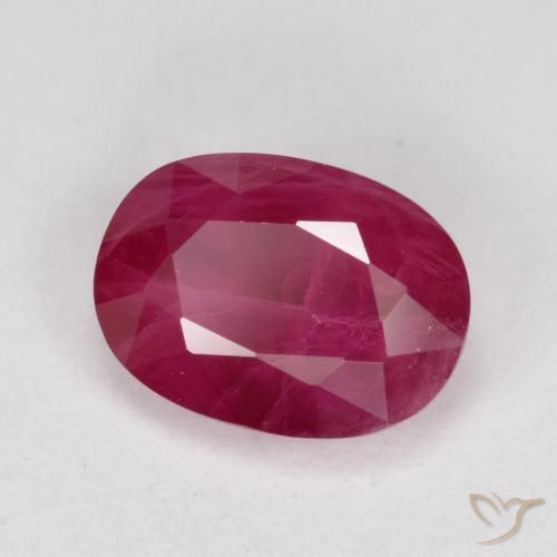9,17 ctw natürlicher Mittelrot Rubin, Oval, VS-SI