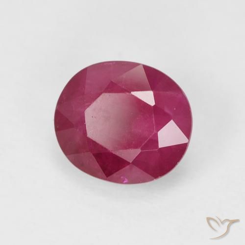 9,17 ctw natürlicher rötlich-rosa Rubin, Oval, VS-SI