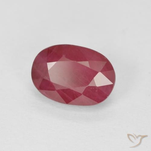 9,17 ctw natürlicher Rosaig-rot Rubin, Oval, VS-SI