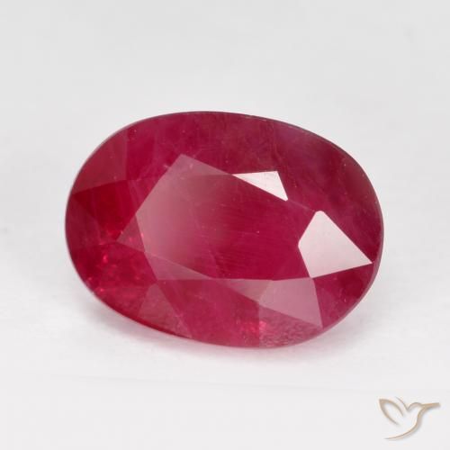 9,17 ctw natürlicher Mittelrot Rubin, Oval, VS-SI