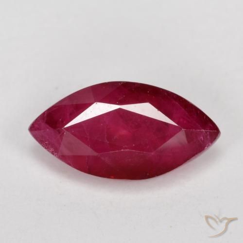 1.08ct Natürlicher tiefrot Rubin, Marquise, VS-SI