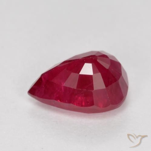 9,17 ctw natürlicher Marmelade Rot Rubin, Birnenform, VS-SI
