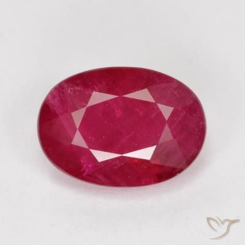 1.07ct Natürlicher Marmelade Rot Rubin, Oval, VS-SI