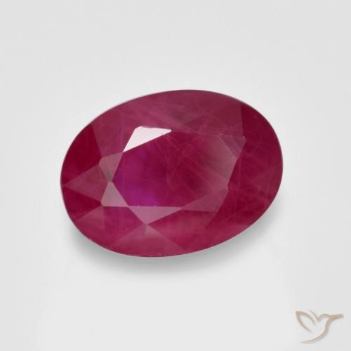 9,17 ctw natürlicher rötlich-rosa Rubin, Oval, VS-SI
