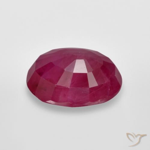 9,17 ctw natürlicher rötlich-rosa Rubin, Oval, VS-SI