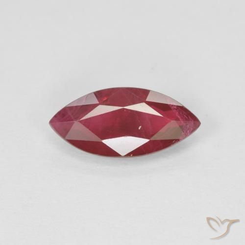 1.08ct Natürlicher tiefrot Rubin, Marquise, VS-SI