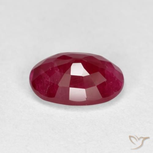 9,17 ctw natürlicher Mittelrot Rubin, Oval, VS-SI