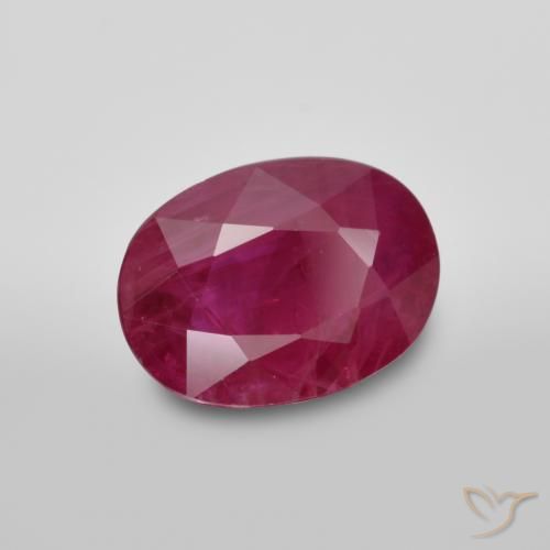 9,17 ctw natürlicher Rosaig-rot Rubin, Oval, SI