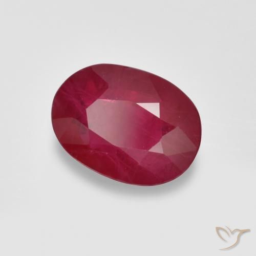9,17 ctw natürlicher Marmelade Rot Rubin, Oval, SI