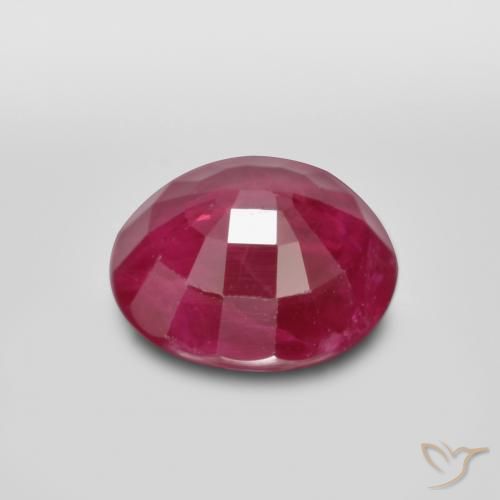 9,17 ctw natürlicher Blutrot Rubin, Oval, SI