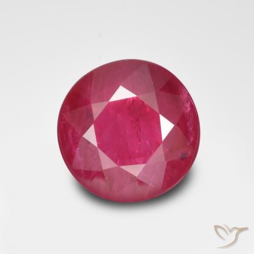 1.06ct Natürlicher Marmelade Rot Rubin, Runden, VS-SI