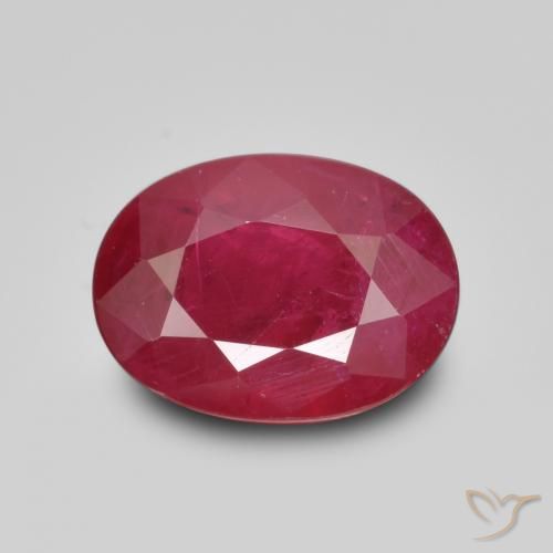 1.12ct Natürlicher Marmelade Rot Rubin, Oval, VS-SI