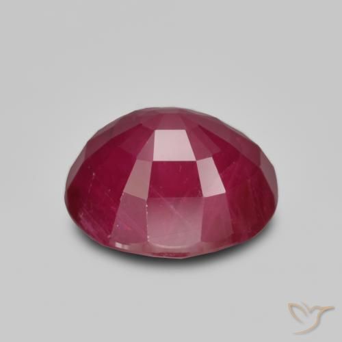 9,17 ctw natürlicher Weinrot Rubin, Oval, VS-SI