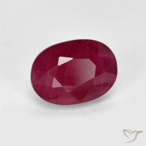 9,17 ctw natürlicher Mittelrot Rubin, Oval, VS-SI