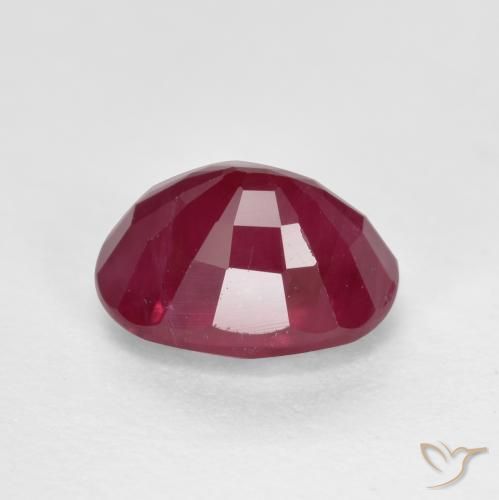 9,17 ctw natürlicher Mittelrot Rubin, Oval, VS-SI