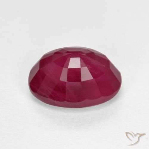 9,17 ctw natürlicher Weinrot Rubin, Oval, VS-SI