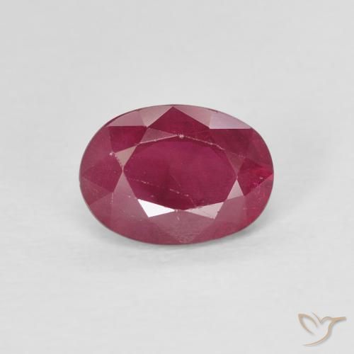 1.10ct Natürlicher Weinrot Rubin, Oval, VS-SI