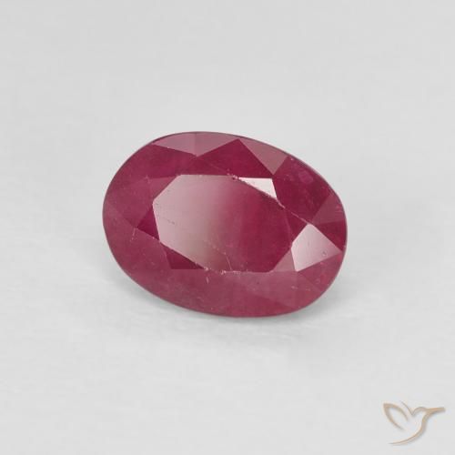 9,17 ctw natürlicher Weinrot Rubin, Oval, VS-SI