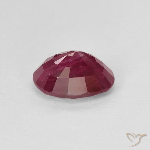 9,17 ctw natürlicher Weinrot Rubin, Oval, VS-SI