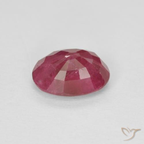 9,17 ctw natürlicher Mittelrot Rubin, Oval, VS-SI