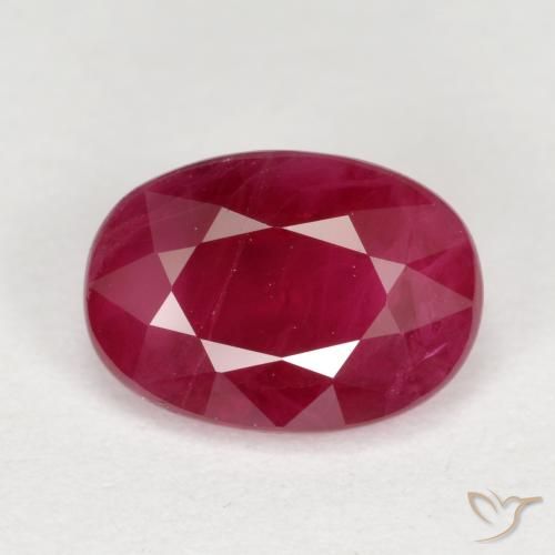 1.02ct Natürlicher Blutrot Rubin, Oval, VS-SI