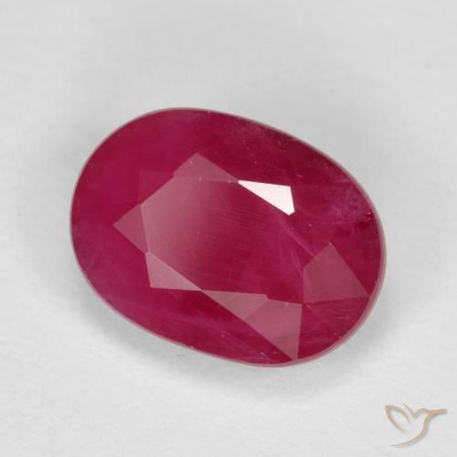 9,17 ctw natürlicher Mittelrot Rubin, Oval, VS-SI