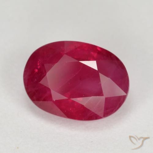 9,17 ctw natürlicher Marmelade Rot Rubin, Oval, VS-SI
