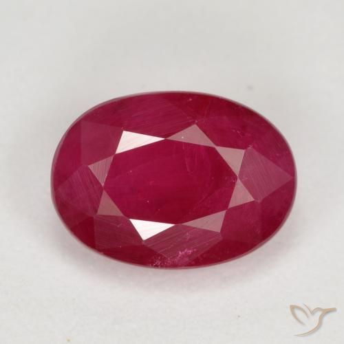 1.16ct Natürlicher Tiefrot Rubin, Oval, VS-SI