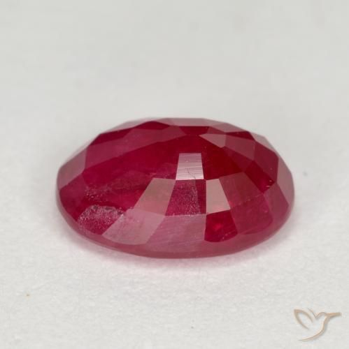 9,17 ctw natürlicher Tiefrot Rubin, Oval, VS-SI