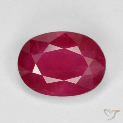 1.08ct Natürlicher Marmelade Rot Rubin, Oval, VS-SI