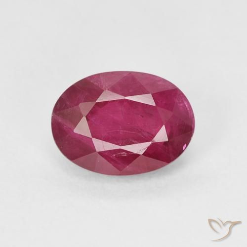 1.21ct Natürlicher Marmelade Rot Rubin, Oval, SI