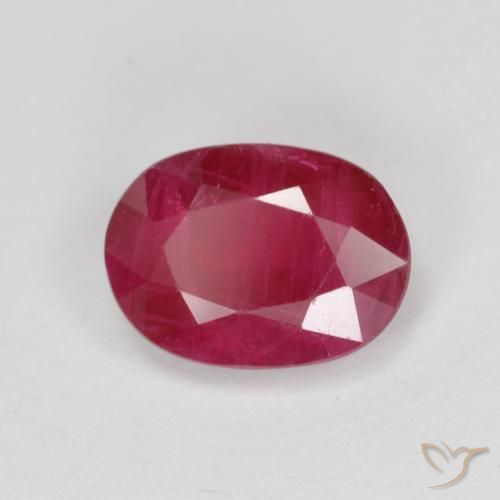 9,17 ctw natürlicher Marmelade Rot Rubin, Oval, SI