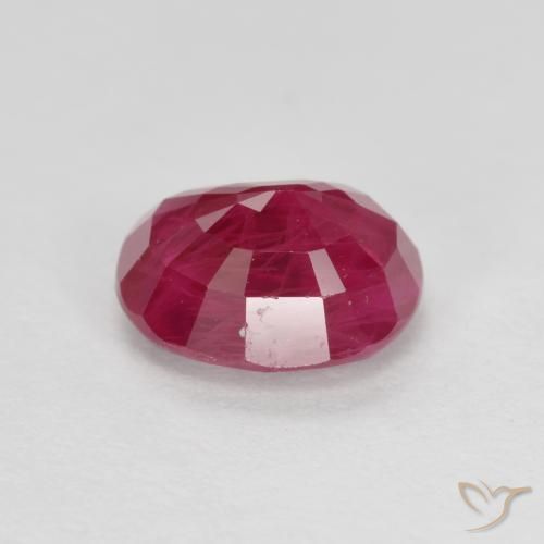9,17 ctw natürlicher Mittelrot Rubin, Oval, SI
