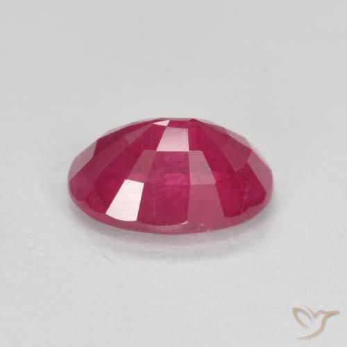 9,17 ctw natürlicher rötlich-rosa Rubin, Oval, SI