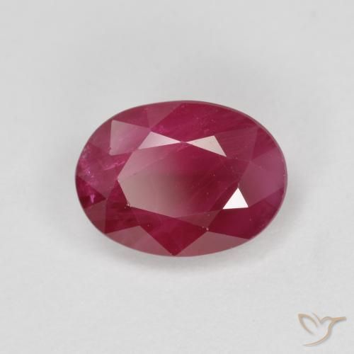 9,17 ctw natürlicher Blutrot Rubin, Oval, SI