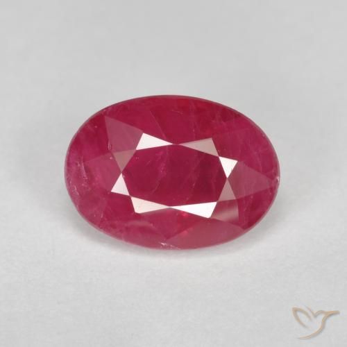 1.08ct Natürlicher Marmelade Rot Rubin, Oval, VS-SI