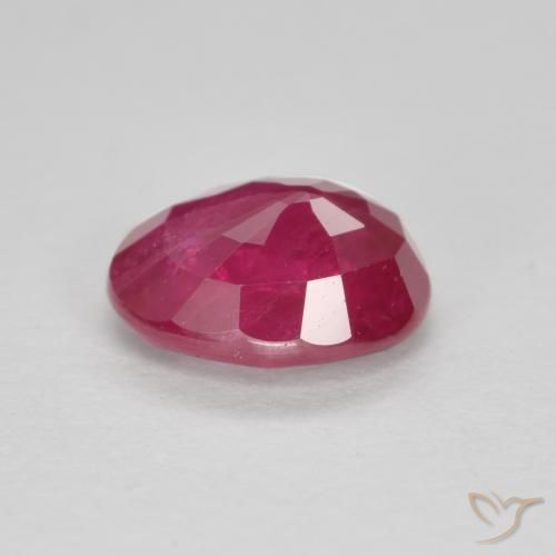 9,17 ctw natürlicher Rosaig-rot Rubin, Oval, SI