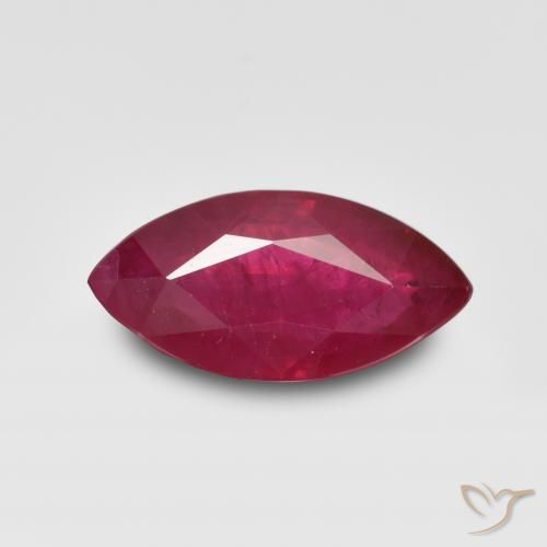 1.24ct Natürlicher Rosaig-rot Rubin, Marquise, VS-SI