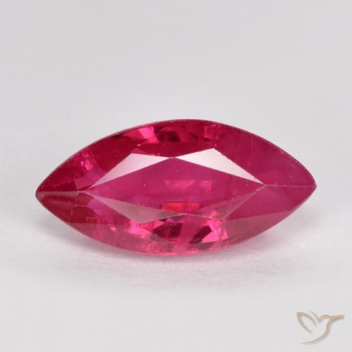 1.24ct Natürlicher Hellrot Rubin, Marquise, SI