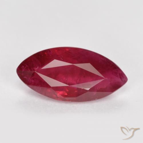 1.06ct Natürlicher Mittelrot Rubin, Marquise, SI