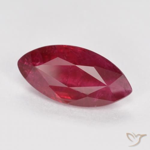 9,17 ctw natürlicher Mittelrot Rubin, Marquise, SI