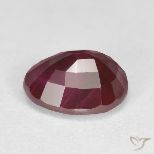 9,17 ctw natürlicher Weinrot Rubin, Oval, SI