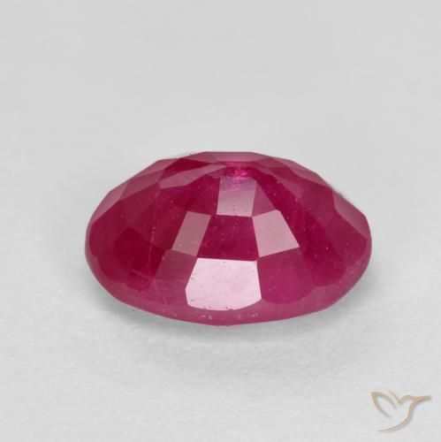 9,17 ctw natürlicher Mittelrot Rubin, Oval, SI