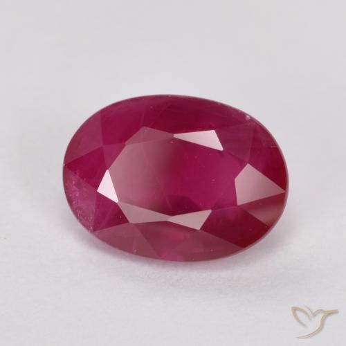9,17 ctw natürlicher Mittelrot Rubin, Oval, VS-SI