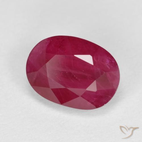 9,17 ctw natürlicher Marmelade Rot Rubin, Oval, SI