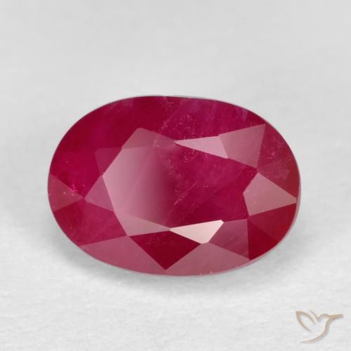 9,17 ctw natürlicher Marmelade Rot Rubin, Oval, SI
