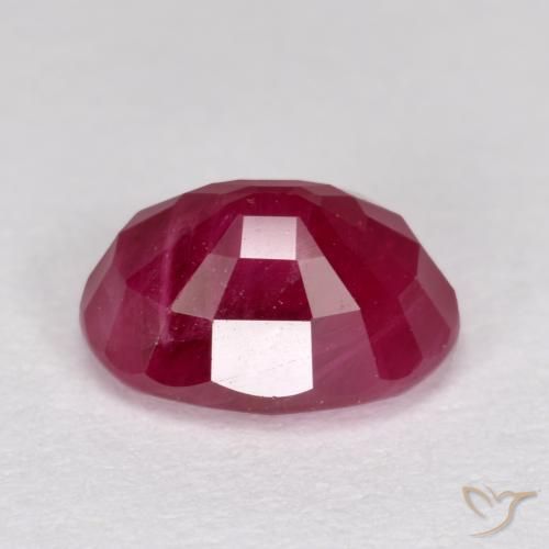 9,17 ctw natürlicher Tiefes rötliches Rosa Rubin, Oval, VS-SI