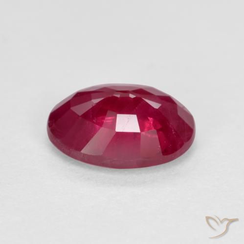 9,17 ctw natürlicher Medium Dark-Red Rubin, Oval, VS-SI