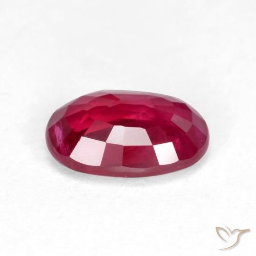 9,17 ctw natürlicher Mittel-Dunkelrot Rubin, Oval, VS-SI